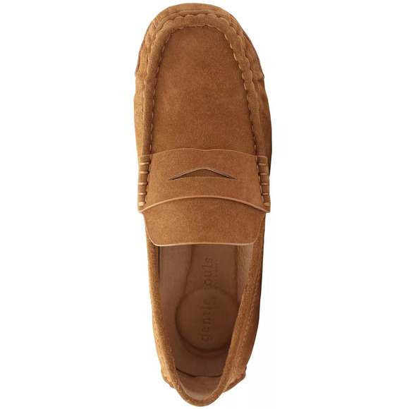 Gentle Souls by Kenneth Cole Men\'s Mateo Driver Penny Shoes Brown Size 9 240103